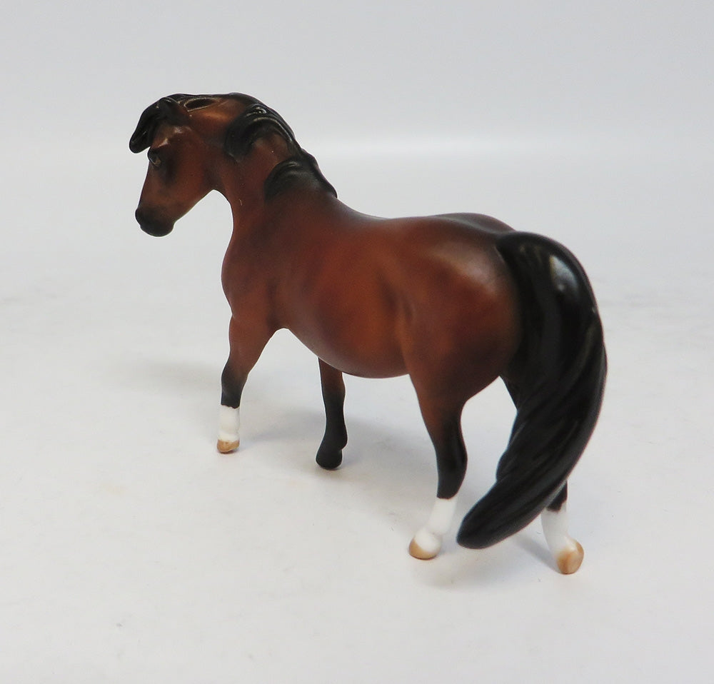 SUGAR LOAF - OOAK DAPPLE BAY PONY CHIP BY JULIE SUPER BOWL SALE 2018