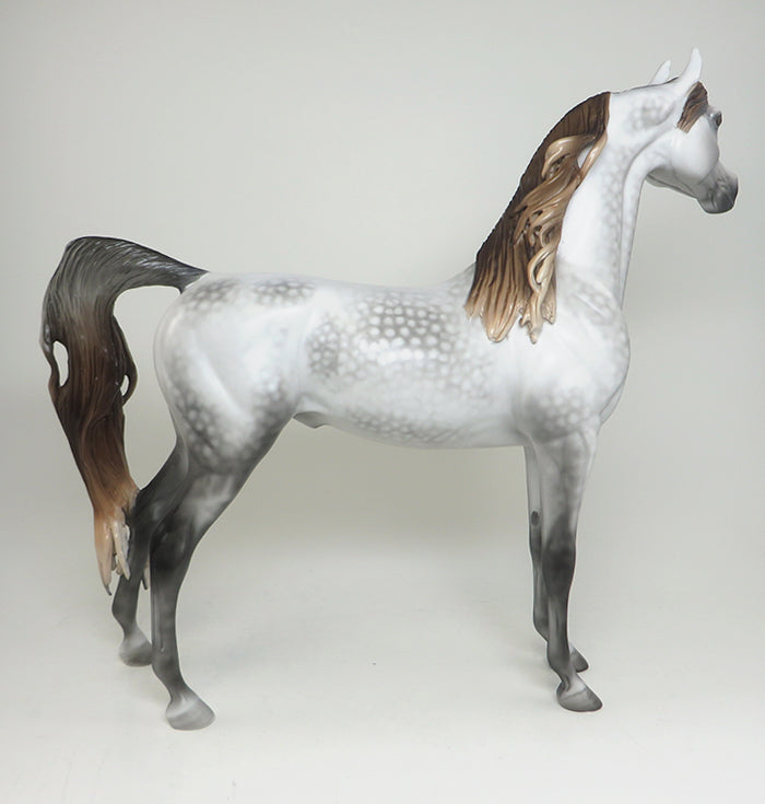 GREY ARABIAN MODEL HORSE