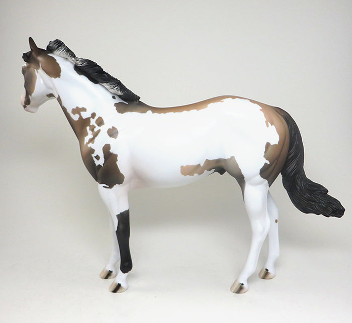 FISHING FOR KISSES - BUCKSKIN PAINT ISH LIMITED EDITION MODEL HORSE - LE2 - 2/23