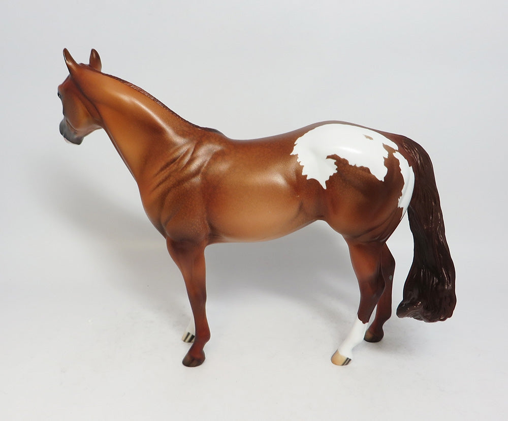 MACE-LE-3 CHESTNUT PAINT ISH CUSTOM MANE AND TAIL MODEL HORSE SUPER BOWL SALE 2018