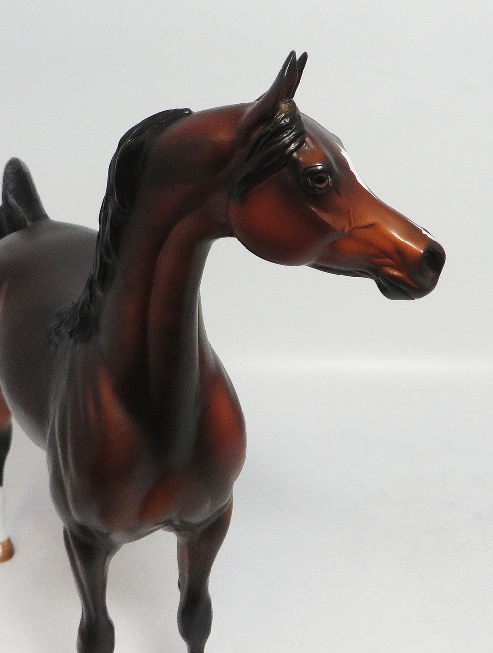 THE QUIET MAN-OOAK BAY ARABIAN MODEL HORSE SUPER BOWL SALE BY CARRIE KELLER 2018