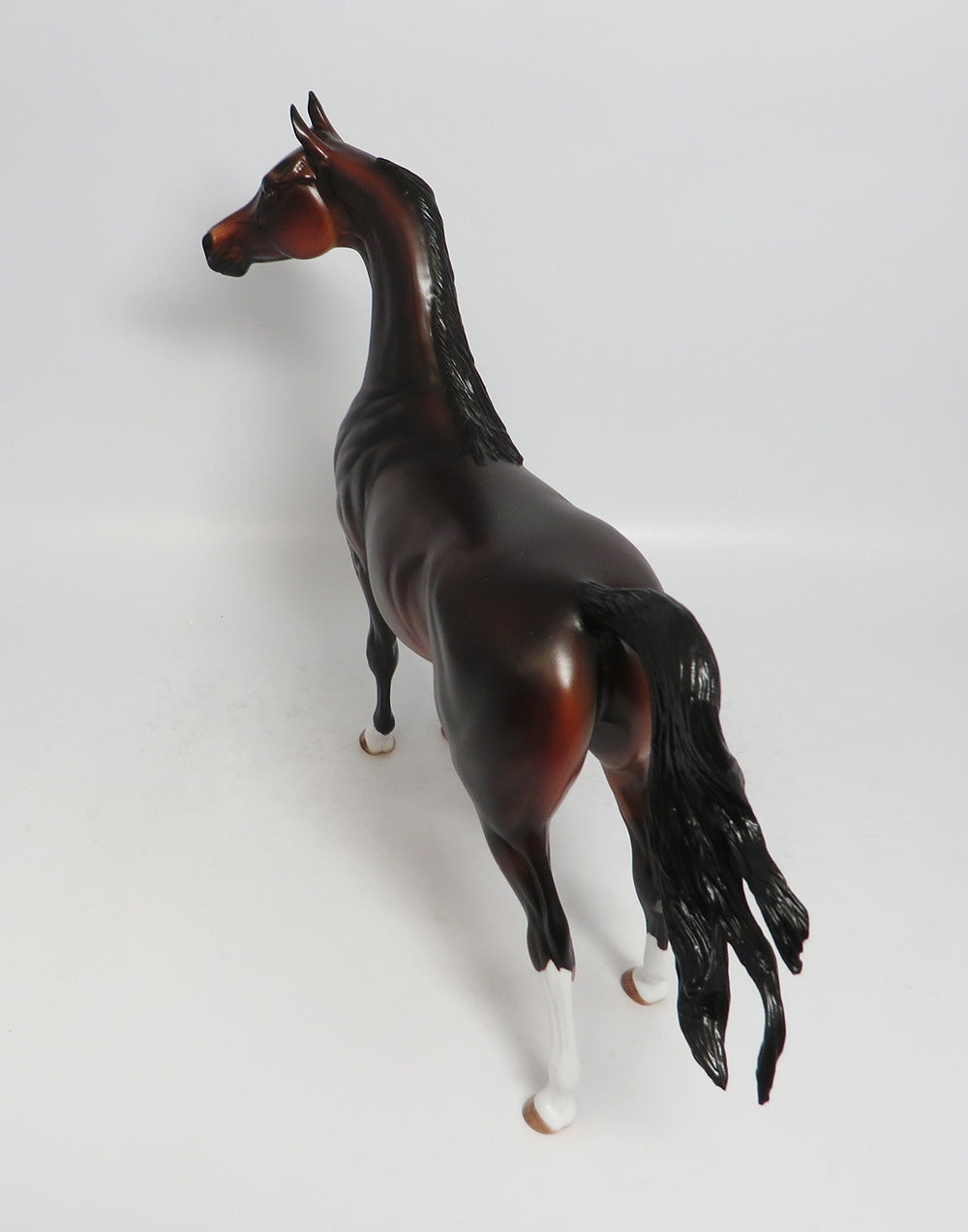 THE QUIET MAN-OOAK BAY ARABIAN MODEL HORSE SUPER BOWL SALE BY CARRIE KELLER 2018
