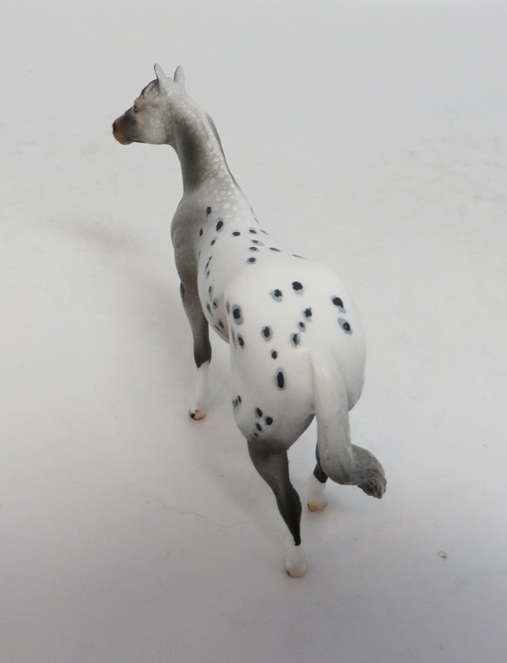 MINI ME EIGHT BALL - LE6 GREY APPALOOSA STOCK CHIP MODEL HORSE SUPER BOWL SALE 2018