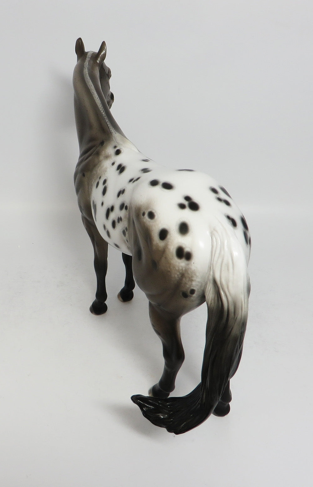LILY OLAY-OOAK ROAN APPALOOSA ISH MARE MODEL HORSE BY SHERYL LEISURE