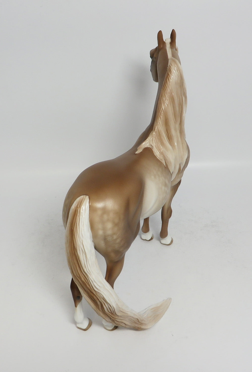 KUHSTER-OOAK CREAMY SORREL MORGAN MODEL HORSE BY SHERYL LEISURE