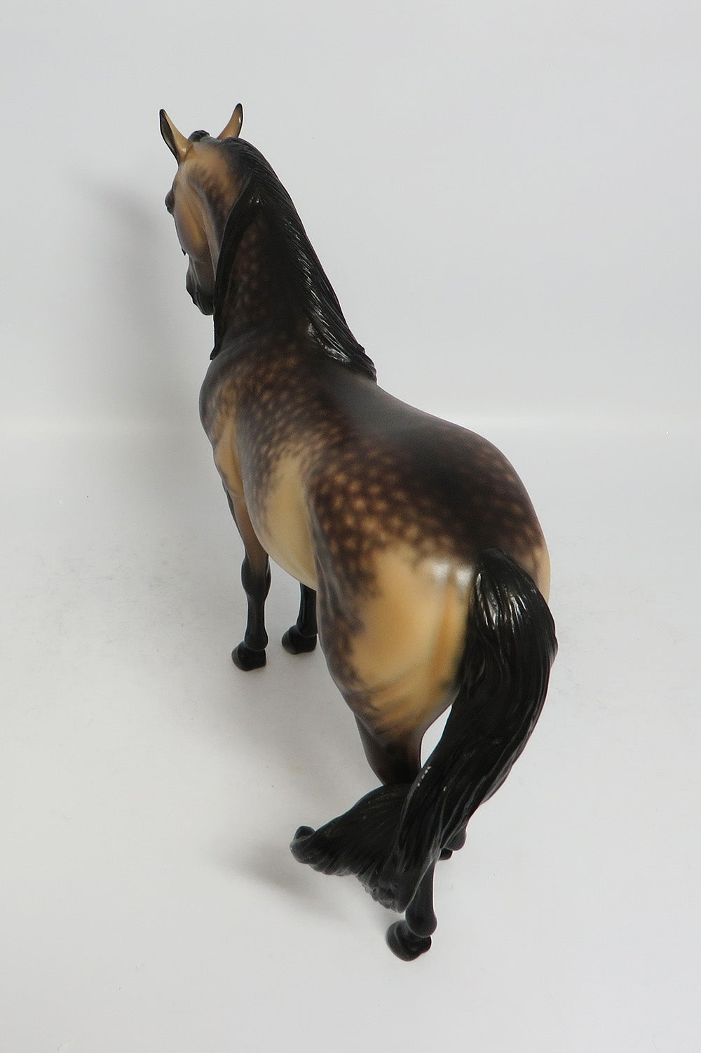 MAXMILLIAN-OOAK SOOTY BUCKSKIN ANDALUSIAN MODEL HORSE BY SHERYL LEISURE