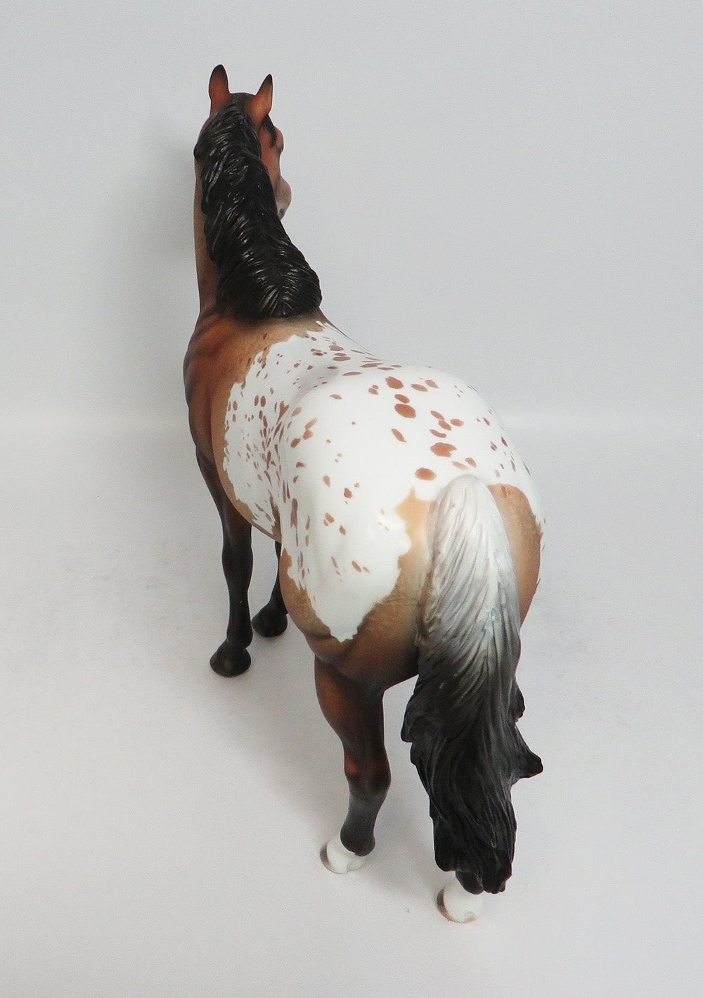 FREE TO DECIDE-OOAK BAY APPALOOSA ISH MODEL HORSE BY DAWN QUICK 1/08/18