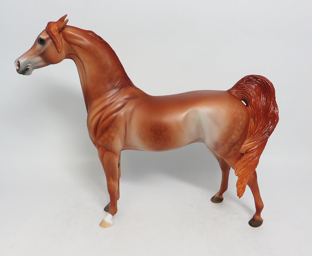 SPELL BOUND - OOAK DAPPLE CHESTNUT ARABIAN BY DAWN QUICK EA 2018