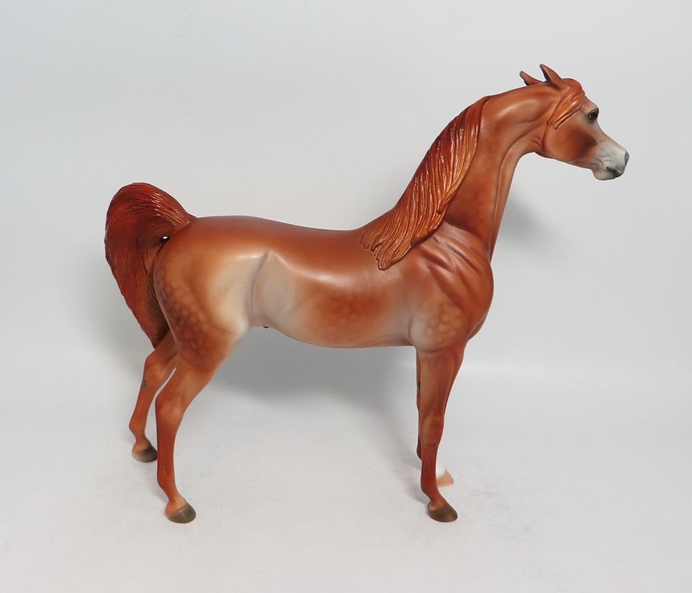 SPELL BOUND - OOAK DAPPLE CHESTNUT ARABIAN BY DAWN QUICK EA 2018