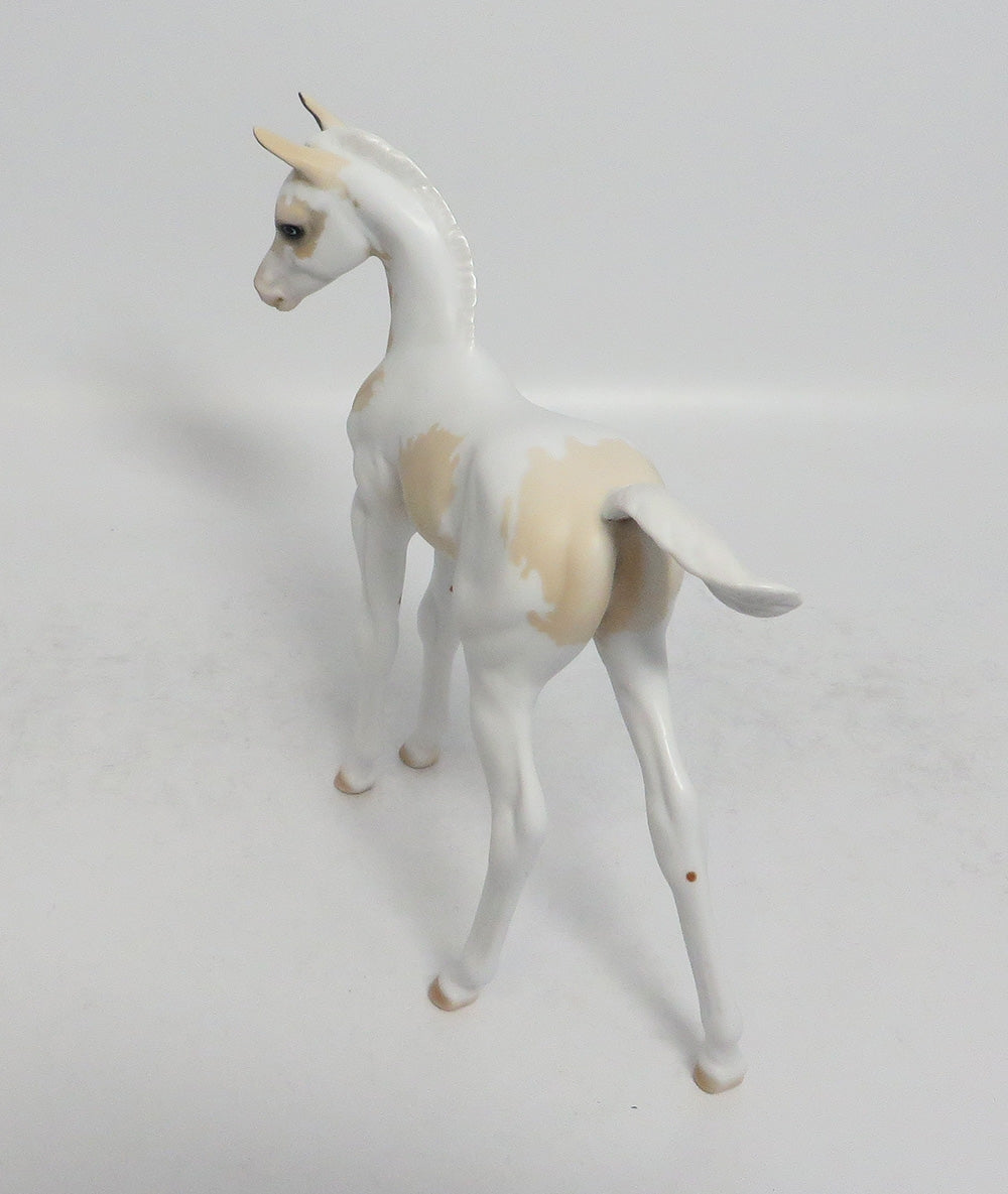 DOVE-OOAK PALOMINO PINTO FOAL MODEL HORSE 02/16/18