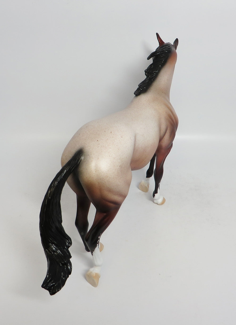 LEGS-OOAK BAY ROAN THOROUGHBRED MODEL HORSE 02/16/18