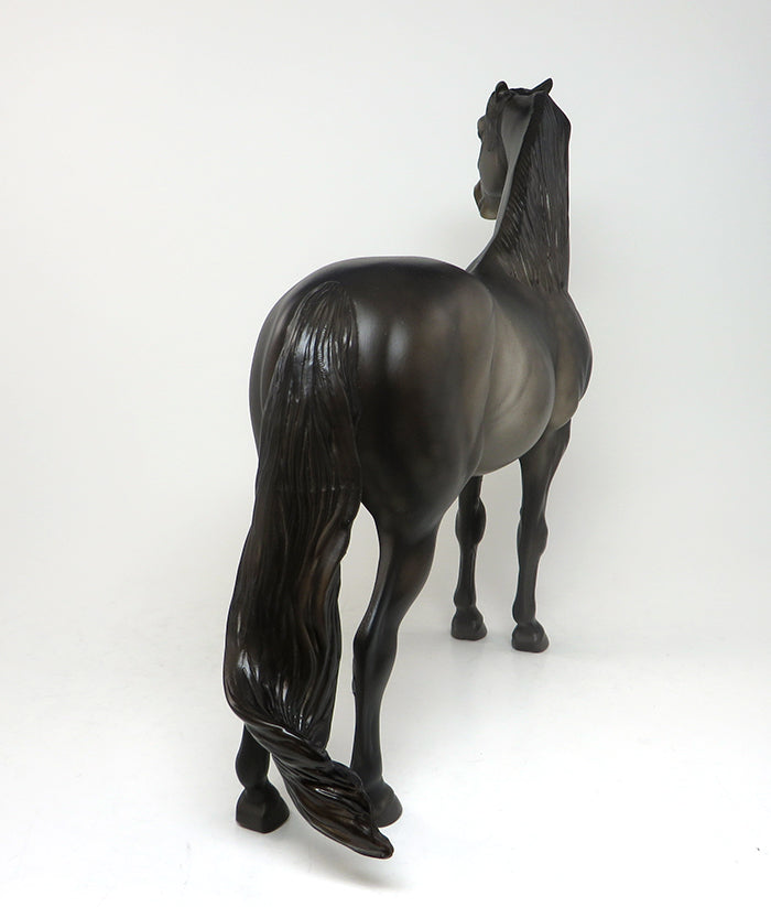 DO NOT TOUCH - DAPPLE BROWN PINNED EAR MORGAN LIMITED EDITION MODEL HORSE - LE3 - 3/9