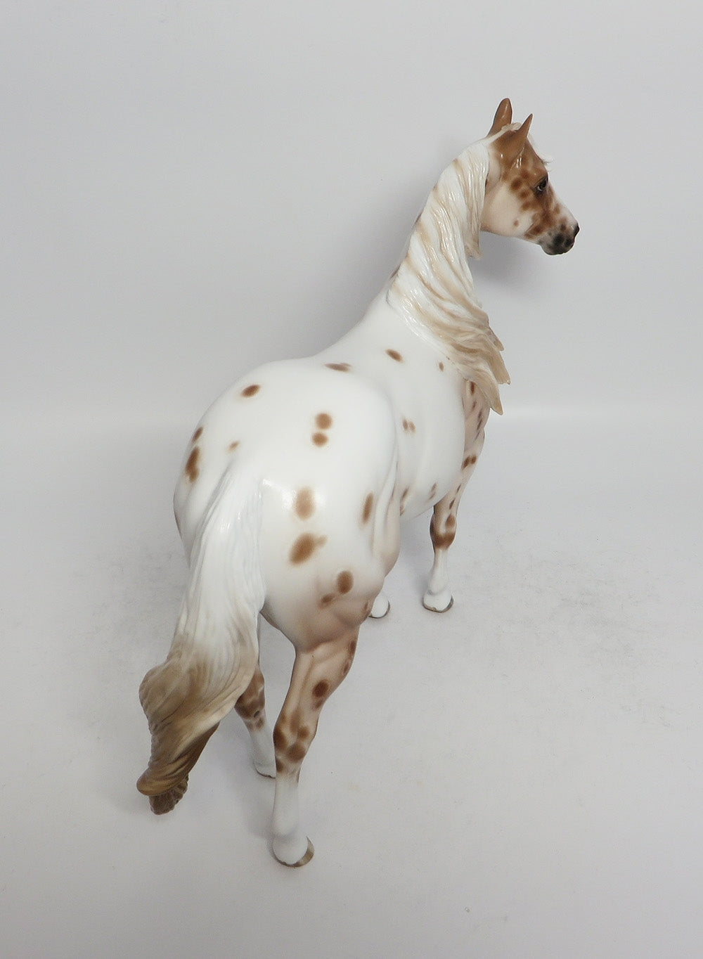 BLOOMDIDO-OOAK CHESTNUT APPALOOSA ISH MODEL HORSE BY SHERYL LEISURE 3/12/18