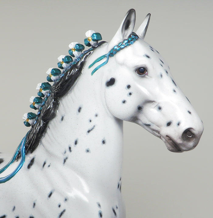 JOPLIN - OOAK APPALOOSA TROTTING DRAFTER MODEL HORSE - 3/18