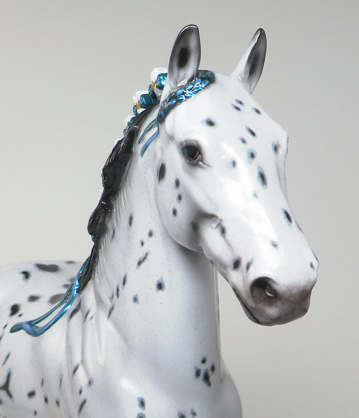 JOPLIN - OOAK APPALOOSA TROTTING DRAFTER MODEL HORSE - 3/18