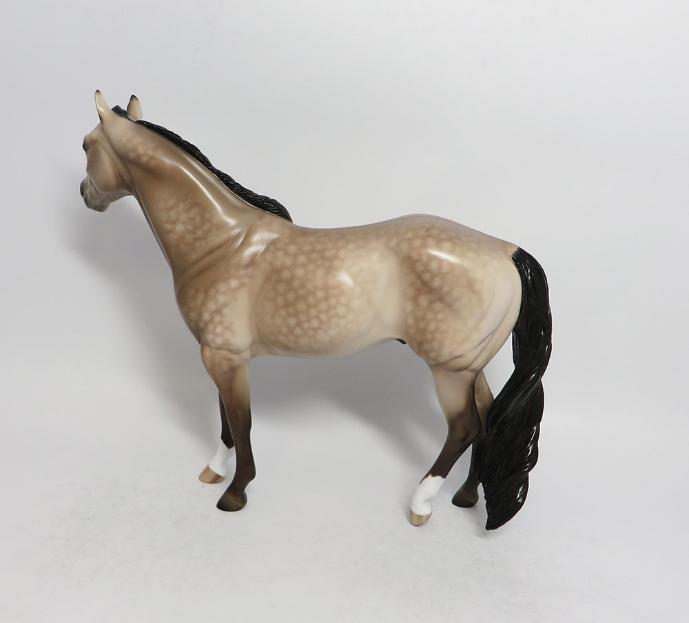 GABLE-OOAK STAR DAPPLE ISH MODEL HORSE BY SHERYL LEISURE 3/27/18