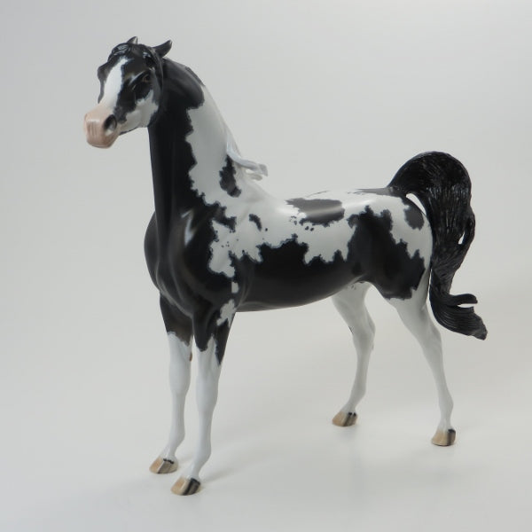 BAHGERA - OOAK Black Pinto Arabian 5/15