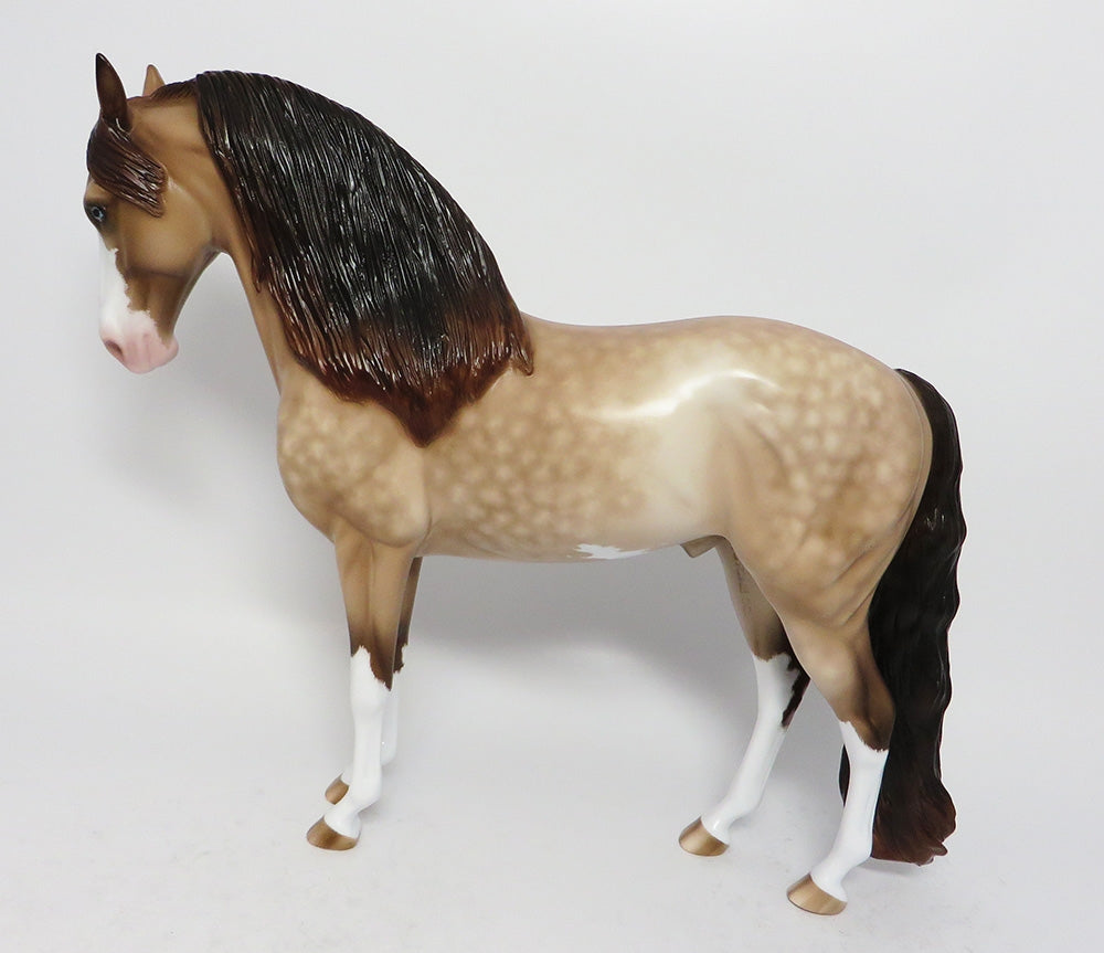 BELLS & WHISTLE'S-OOAK BUCKSKIN OVERO ANDALUSIAN 8/22/17