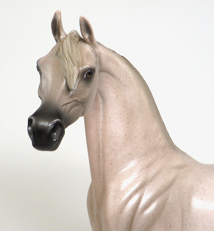 fleabit arabian model horse