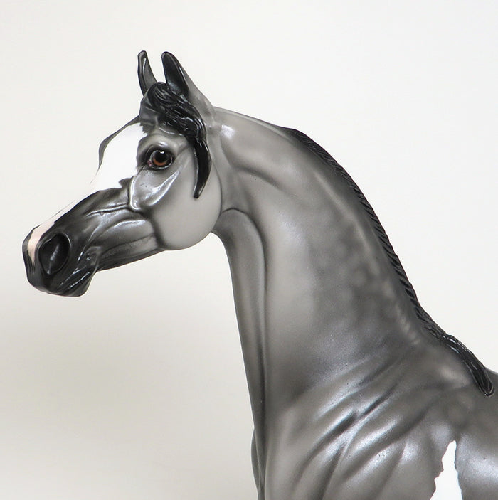 dapple grey paint arabian model horse