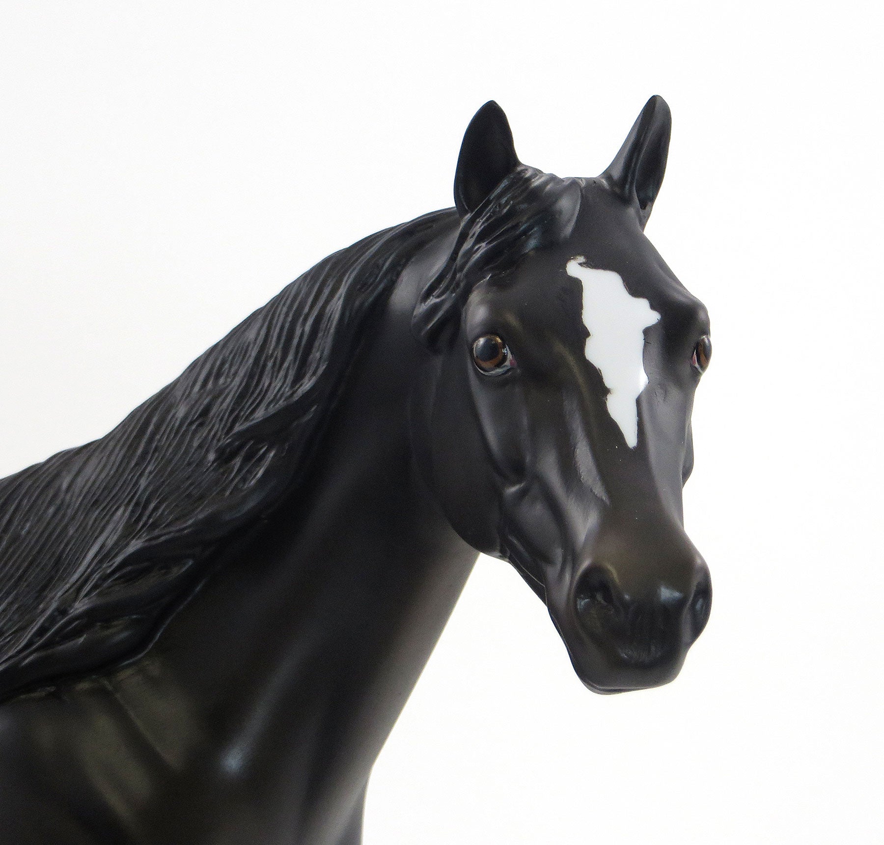 JUGGLO - OOAK Black Blanketed Appaloosa Model Stock Horse - 6/26