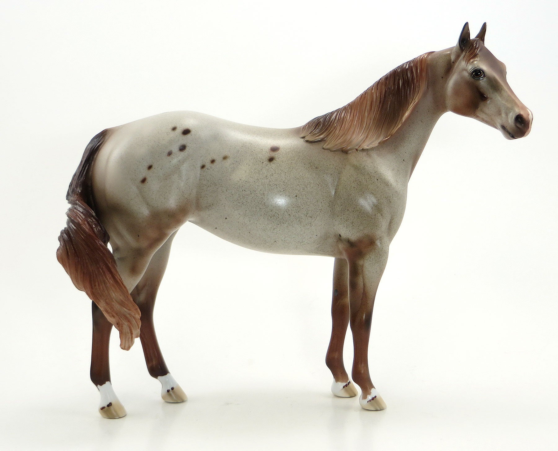 SWEET LIBERTY - OOAK Chestnut Appaloosa Model Stock Horse - 7/3
