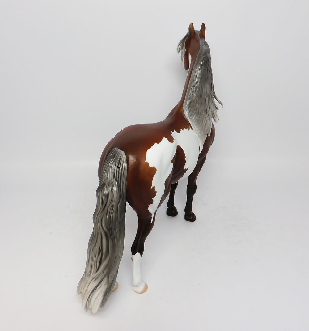 GALE WARNING-LE.4 DAPPLE SILVER BAY MARE MORGAN MODEL HORSE 9/6/17