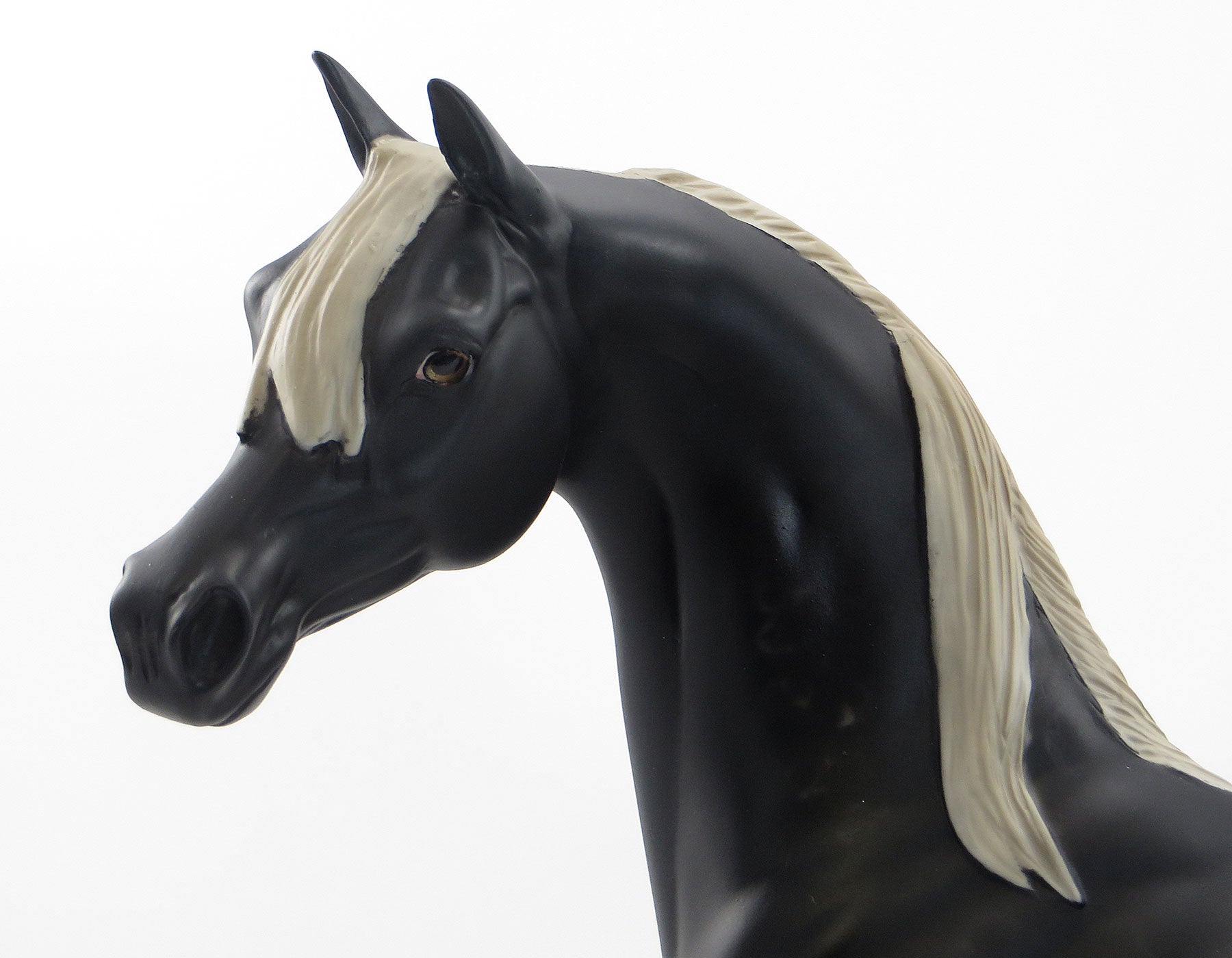 BITTER GOURD - OOAK Dappled Black Flaxen Arabian Signed By Peter Stone 7/24