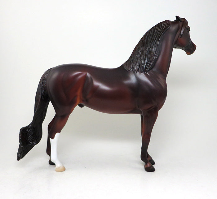 TRIUMPH-OOAK CHESTNUT PINNED EAR MORGAN MODEL HORSE 4/13