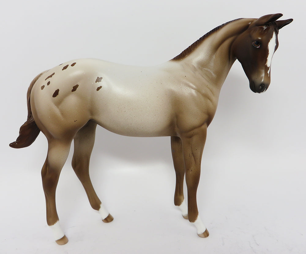 CINNAMON GIRL-APPALOOSA WEANLING MODEL HORSE 4/28