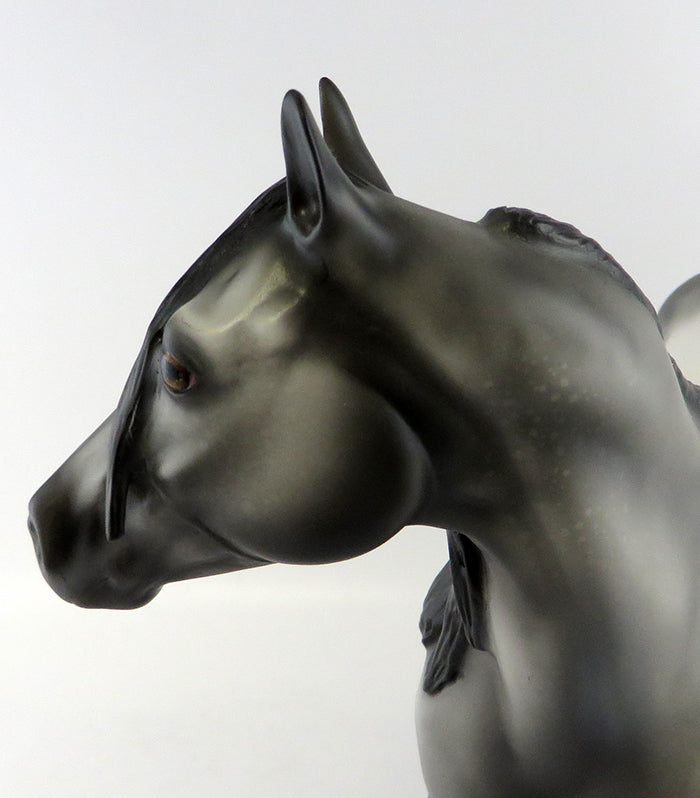 GIRL BLUE-OOAK VARNISH ROAN APPALOOSA ISH MODEL HORSE 10/13/16