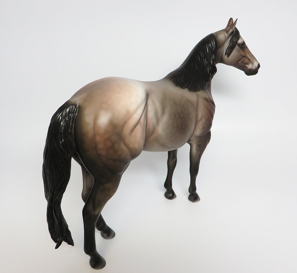CARAWAY~OOAK DAPPLE ROSE GREY ISH MODEL HORSE 9/20/17
