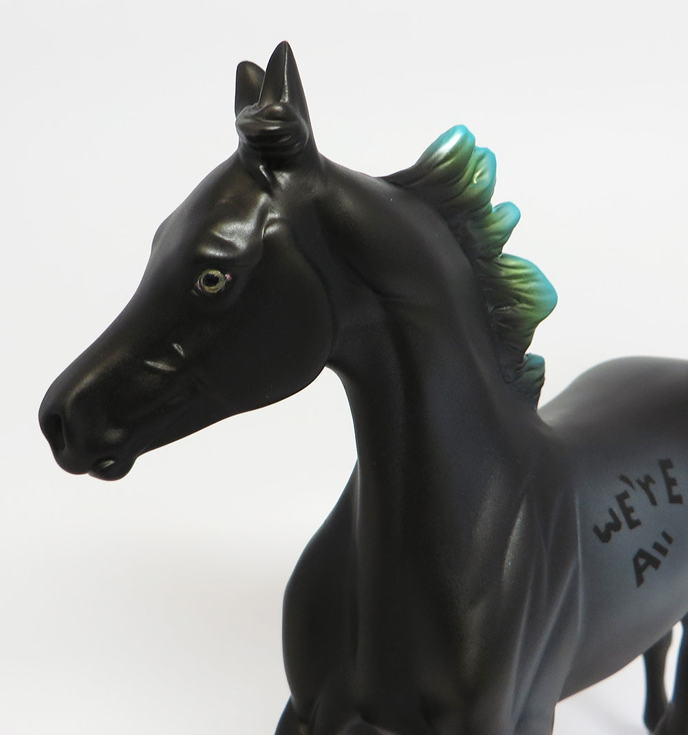 Metallic Green & Blue