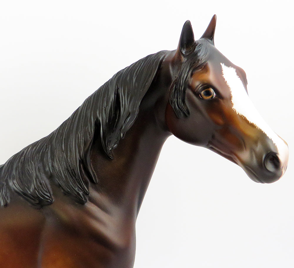 DREAM CATCHER~OOAK STAR DAPPLE BAY ISH MODEL HORSE 3/24