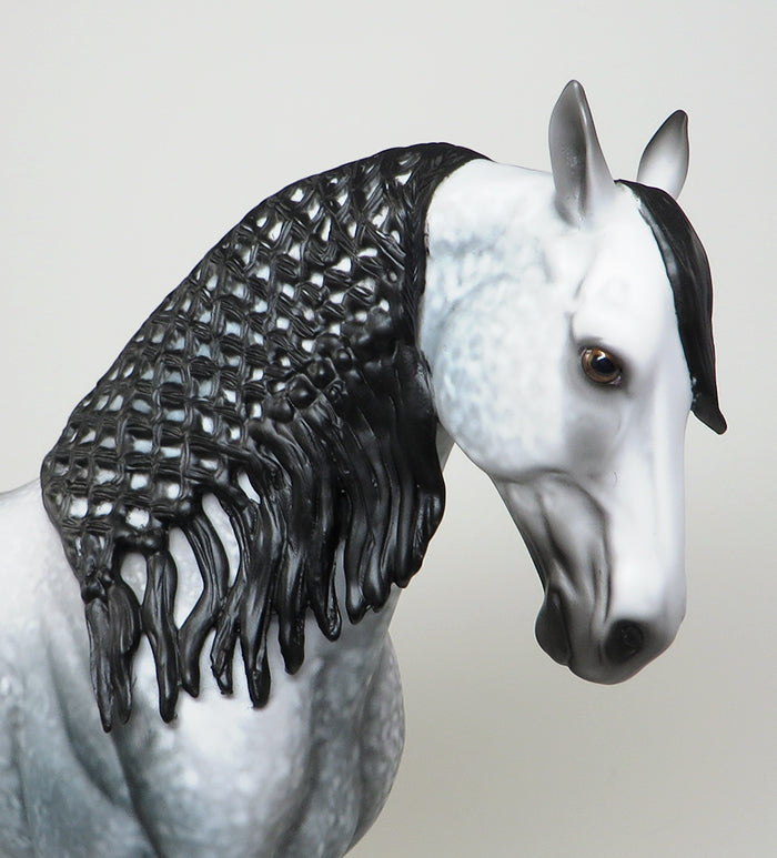 SACERDOTISA -OOAK DAPPLE GREY ANDALUSION BY AL 5/13