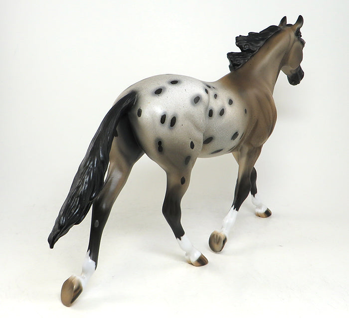 DANZIG-OOAK BUCKSKIN APPALOOSA PALOUSE MODEL HORSE 5/20