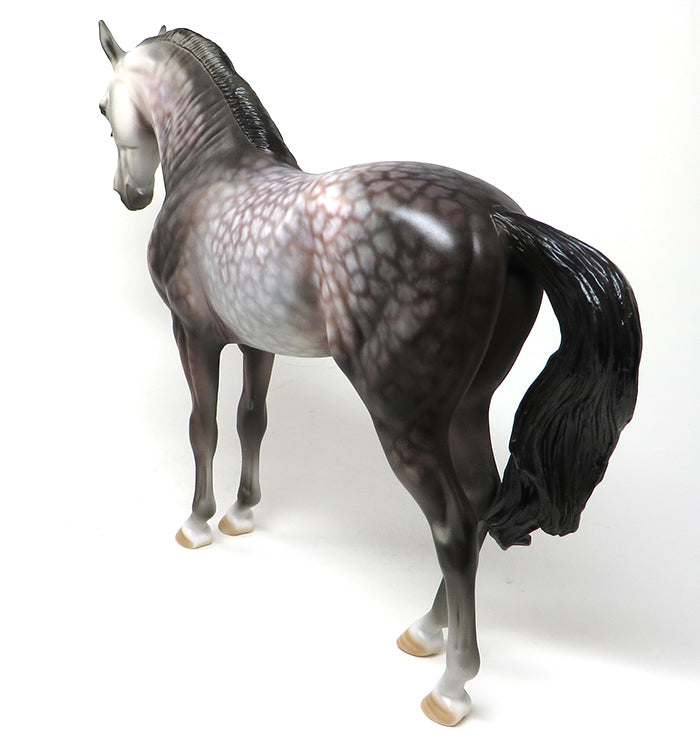 NIRVANA-OOAK ROSE GREY STAR DAPPLE ANDALUSIAN MODEL HORSE 5/20