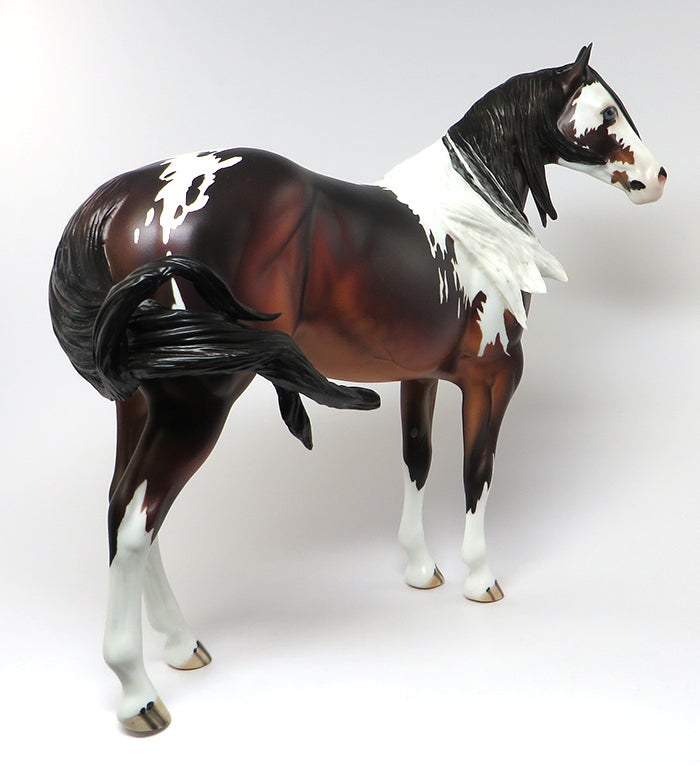 ROUTE 66-OOAK BAY PAINT ISH MODEL HORSE 6/3