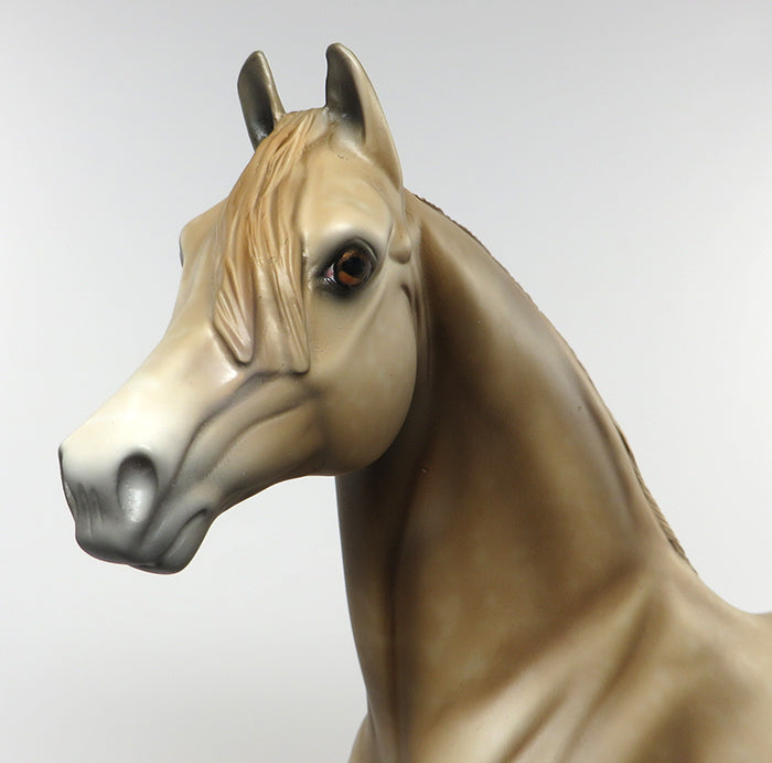 DOM PERIGNON-OOAK CHESTNUT MORGAN MODEL HORSE BY AL 6/10