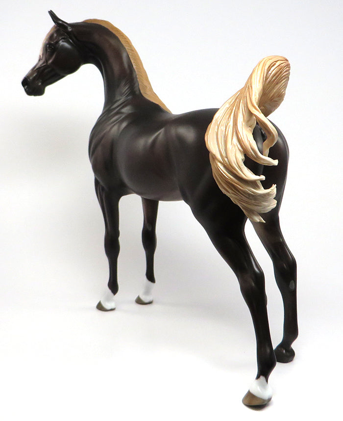 MAXWELL-OOAK LIVER CHESTNUT ARABIAN BY SHERYL LEISURE 6/9