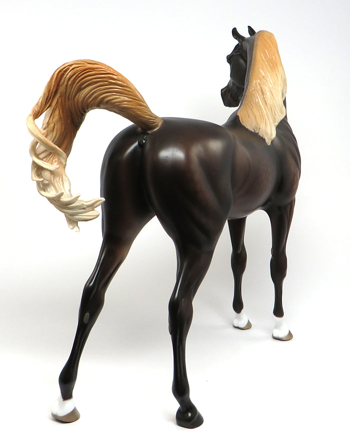 MAXWELL-OOAK LIVER CHESTNUT ARABIAN BY SHERYL LEISURE 6/9