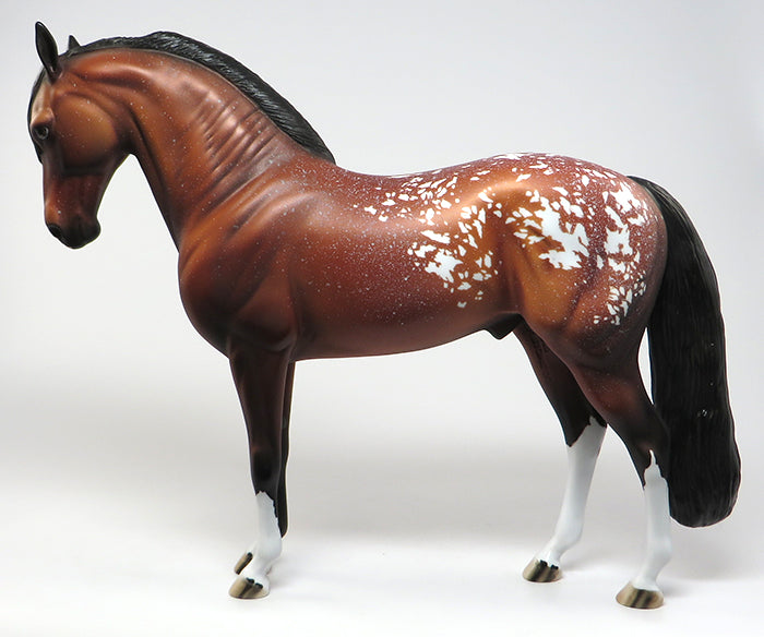 TANZANIA-OOAK BAY SNOWFLAKE APPALOOSA ANDALUSIAN MODEL HORSE 6/9
