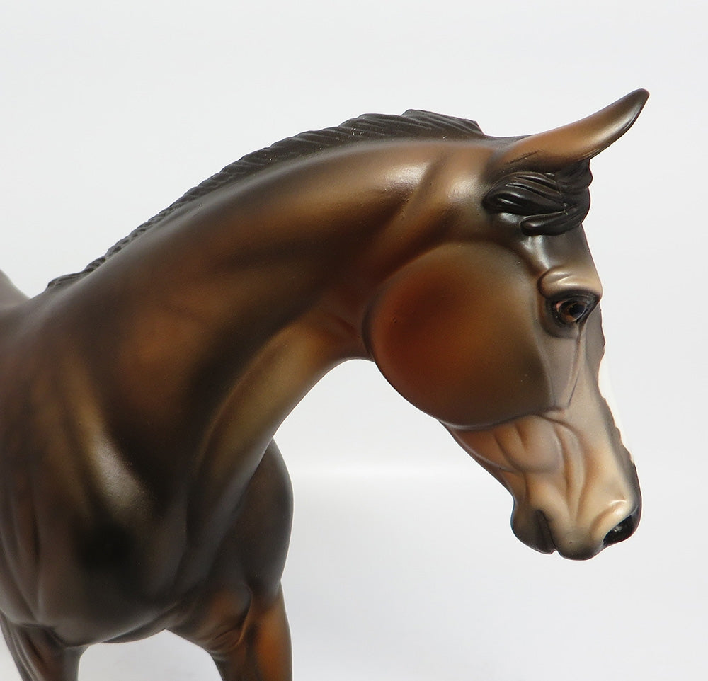 GHOST HUNTER~OOAK DAPPLE BUCKSKIN PALOUSE MODEL HORSE BY DAWN QUICK 10/27/17