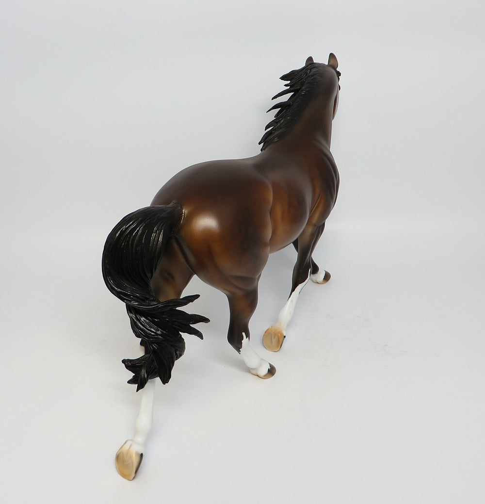 GHOST HUNTER~OOAK DAPPLE BUCKSKIN PALOUSE MODEL HORSE BY DAWN QUICK 10/27/17