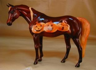 JACKIE O' LANTERN - Pumpkin Pebbles Model Horse