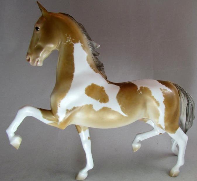 LANOKE - OOAK Saddlebred Horse Sculpture by Sheila Bishop