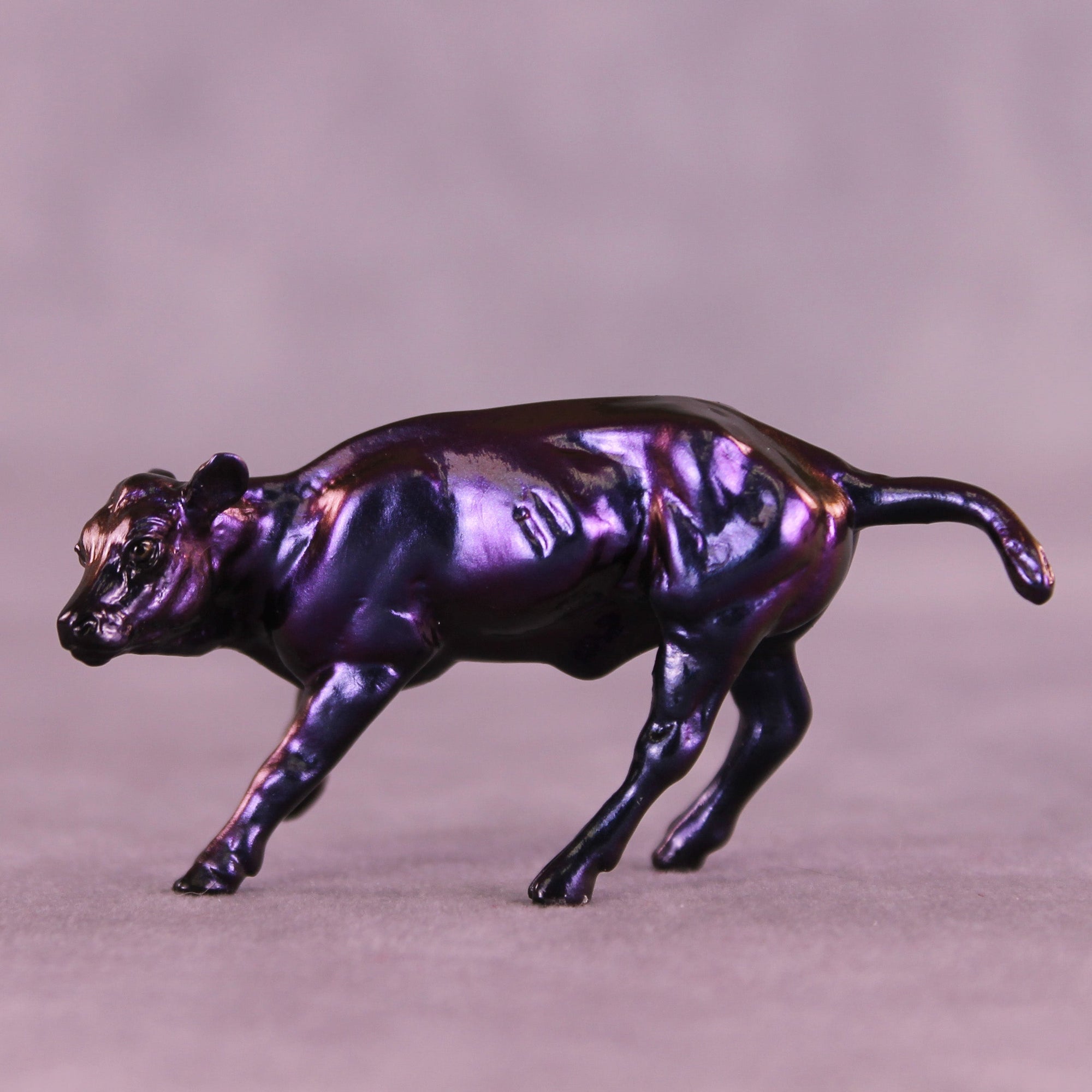 Magical OOAK Chip Cow by Erin Corbett HS25