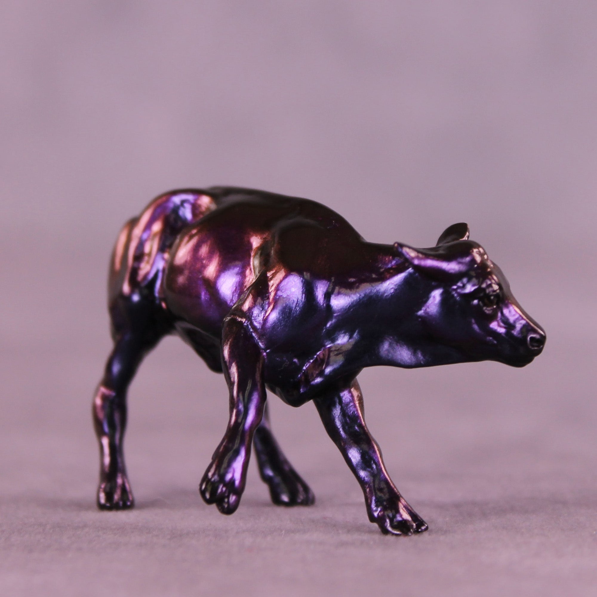 Magical OOAK Chip Cow by Erin Corbett HS25