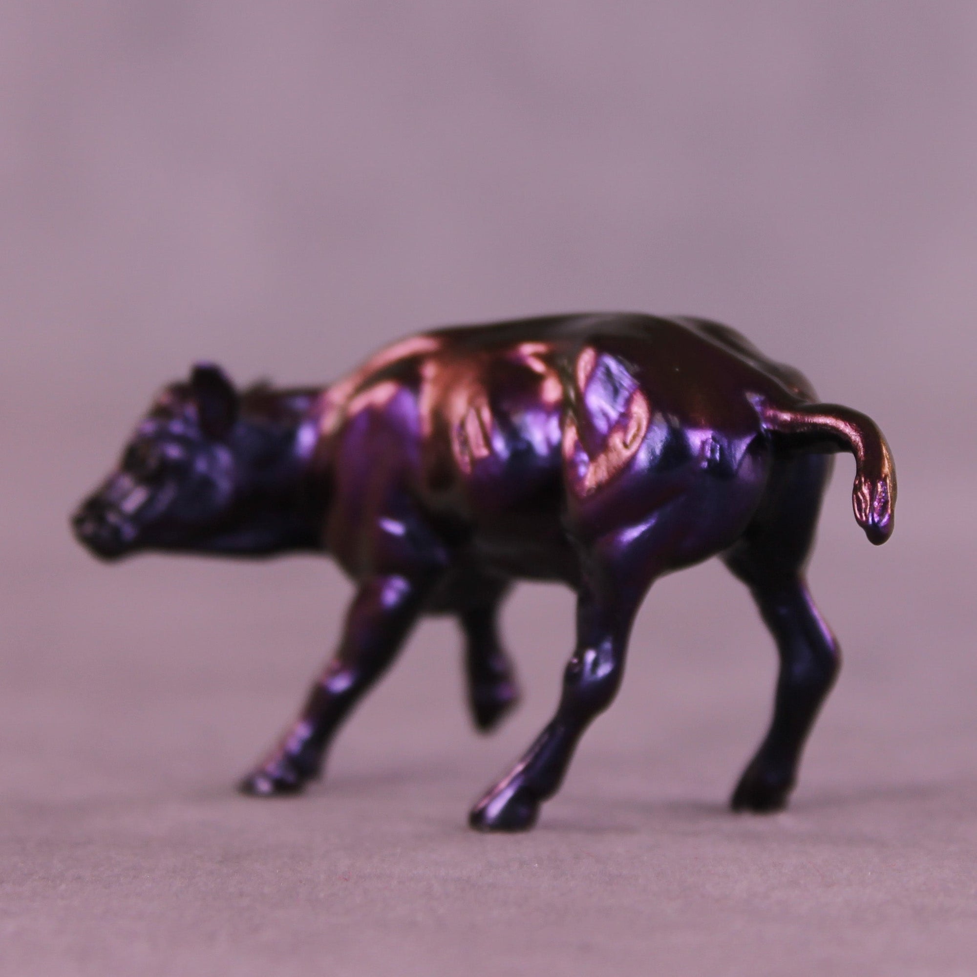 Magical OOAK Chip Cow by Erin Corbett HS25