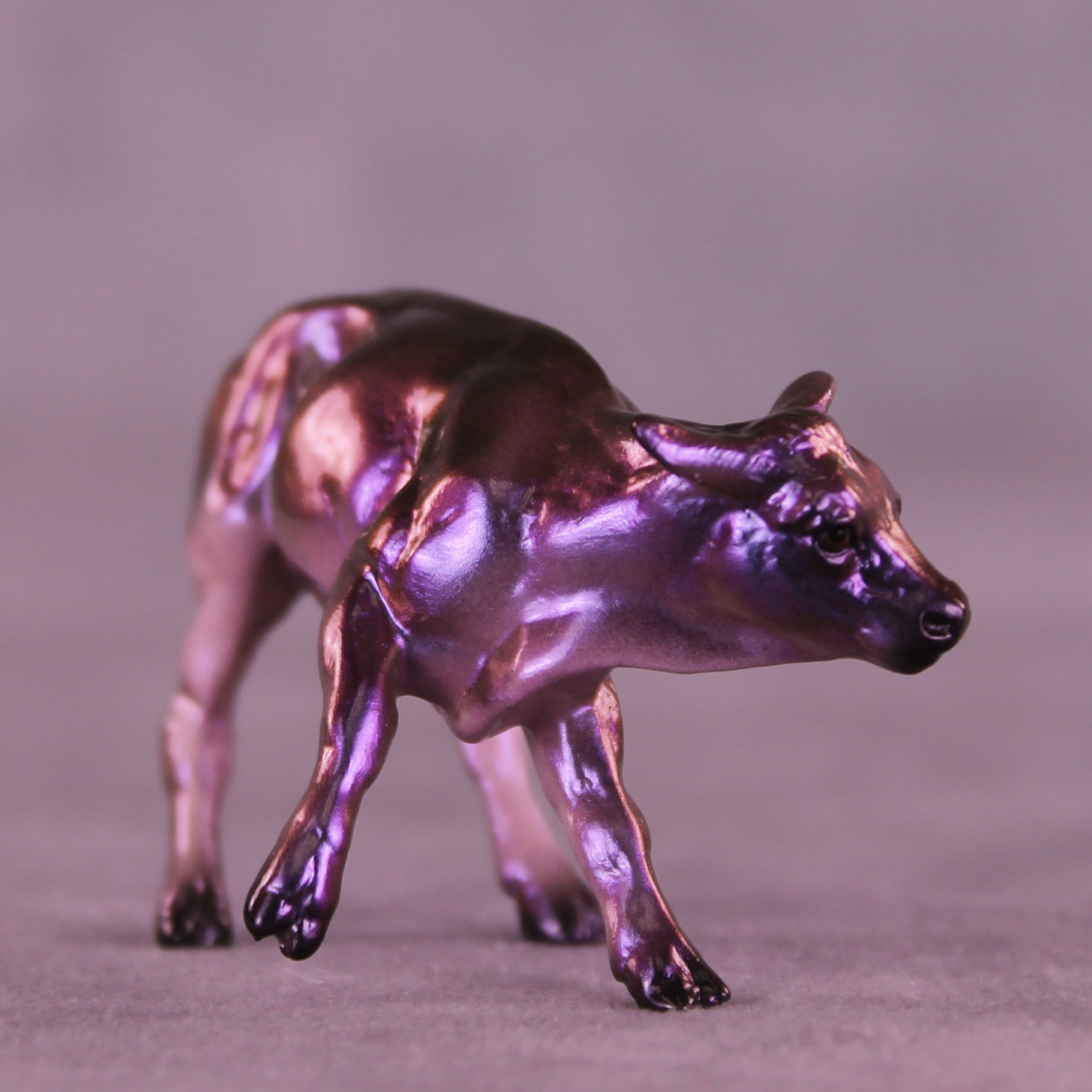 Majestic OOAK Chip Cow by Erin Corbett HS25